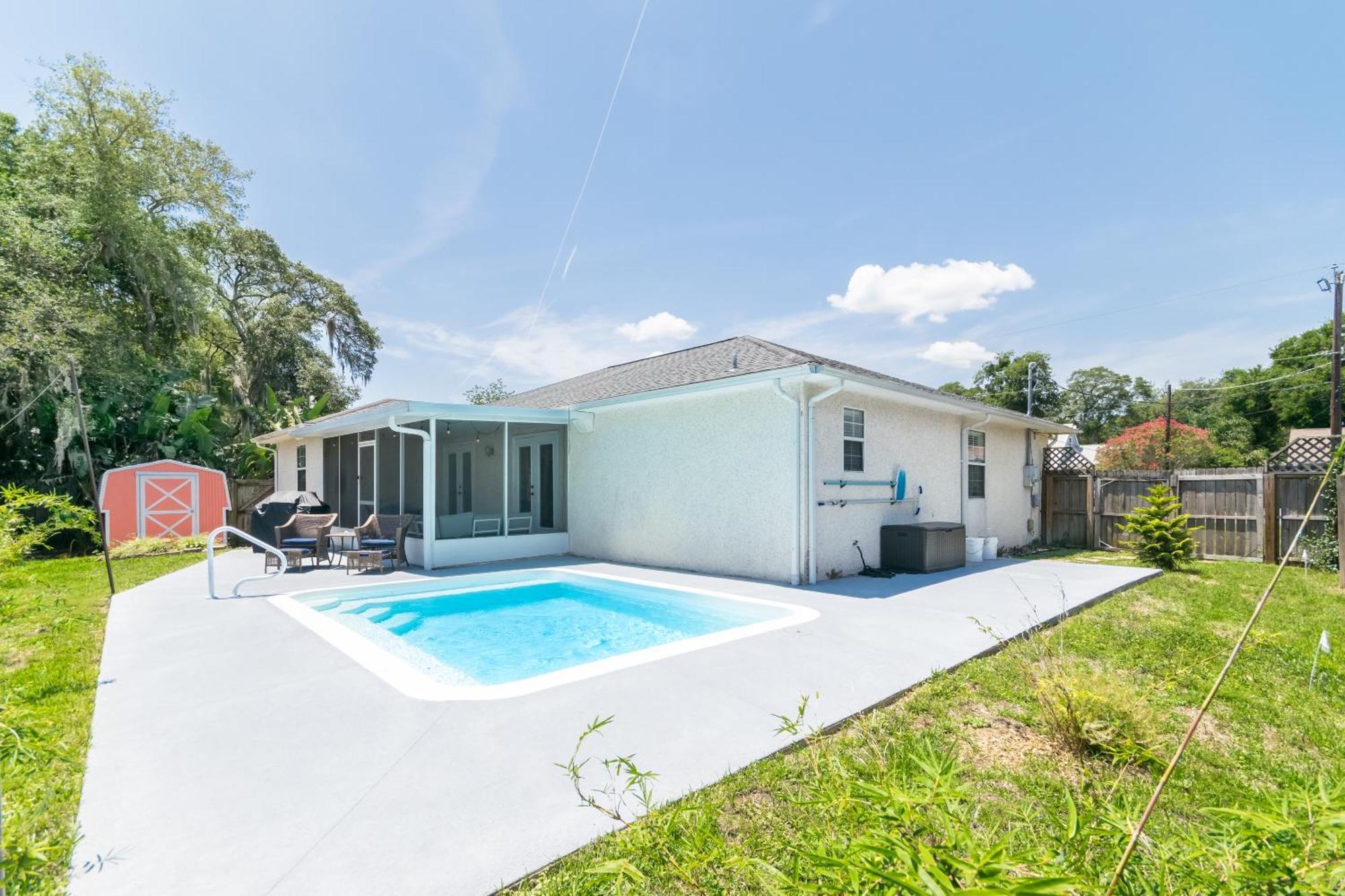הוילה סיינט אגוסטין St Augustine Retreat - Pool, Bbq And Private Yard מראה חיצוני תמונה